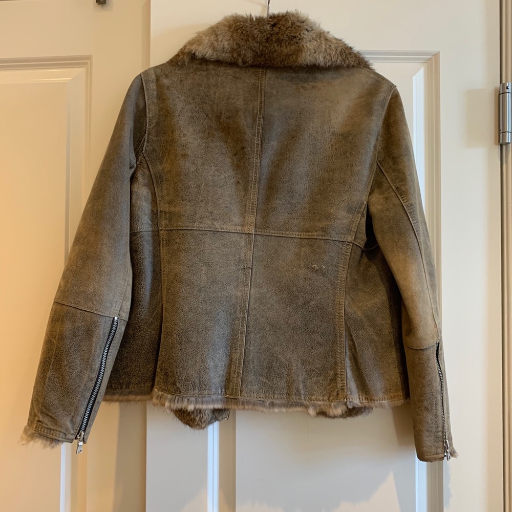 Andrew mark size small rabbit fur Moro jacket